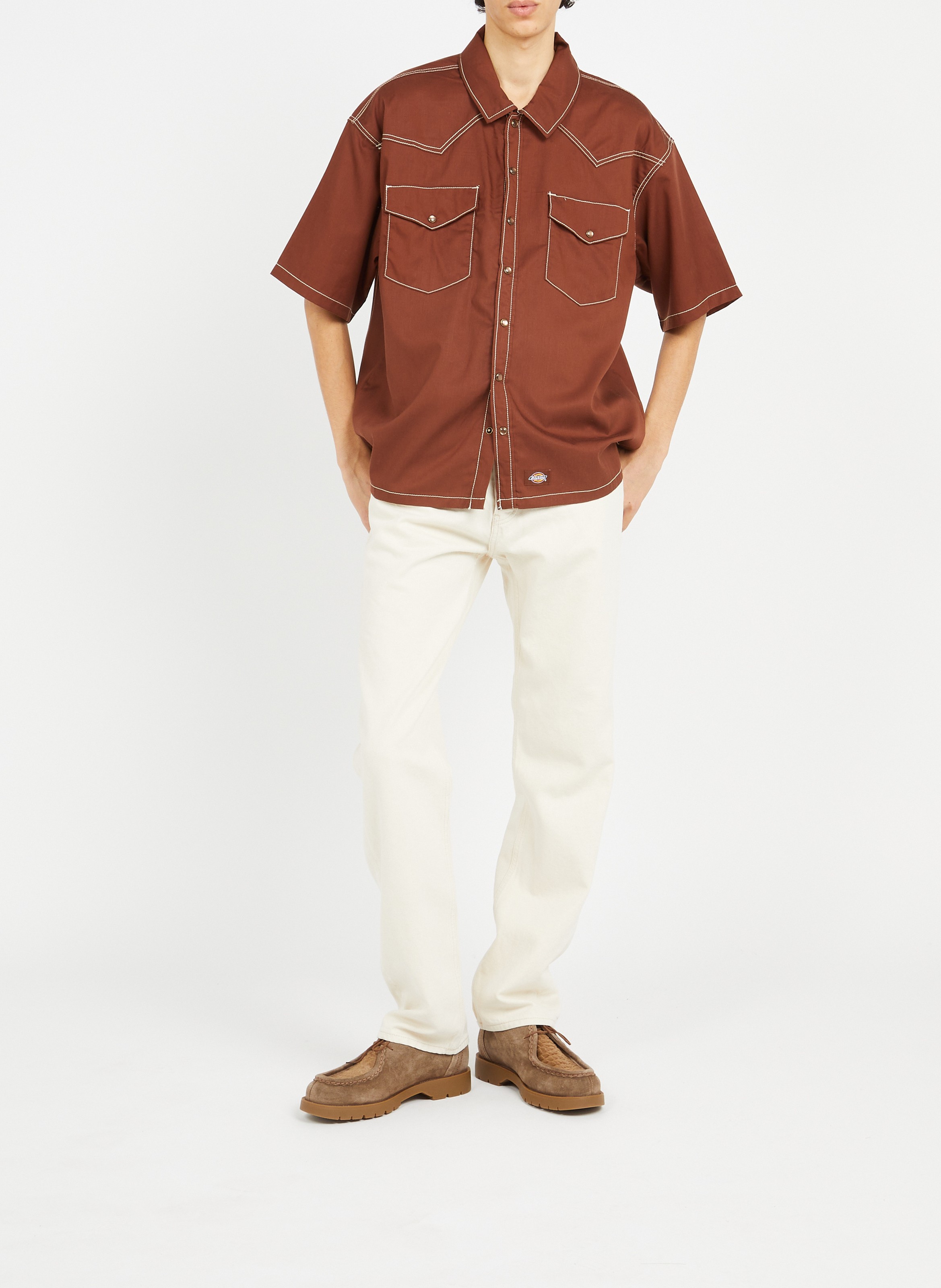Shirt DICKIES Brown
