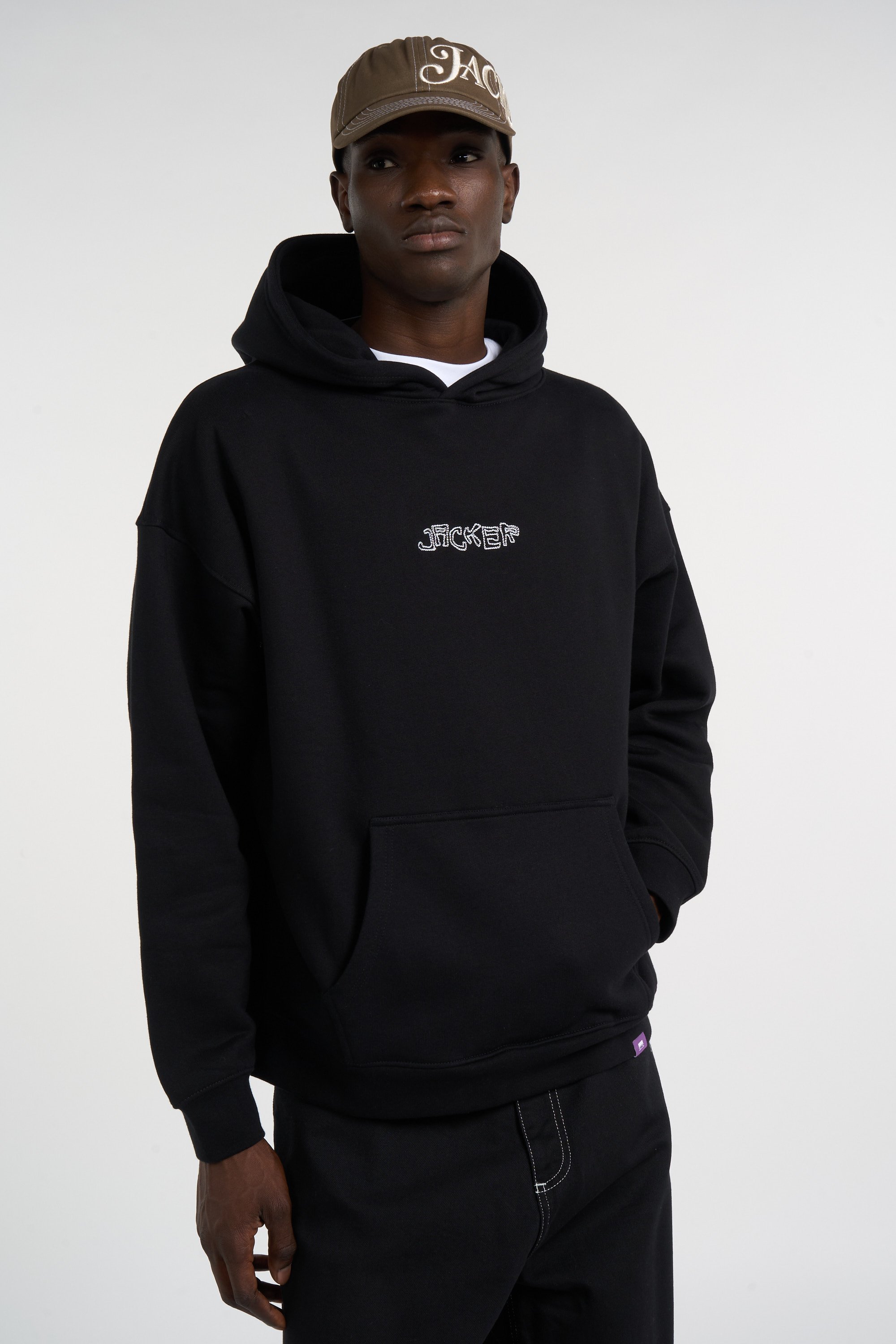 Sweat oversize en coton | Noir JACKER Homme