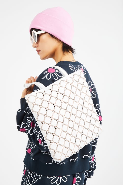 MELISSA Sac porté épaule Blanc