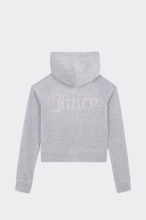 JUICY COUTURE zip-up hoodie Grey