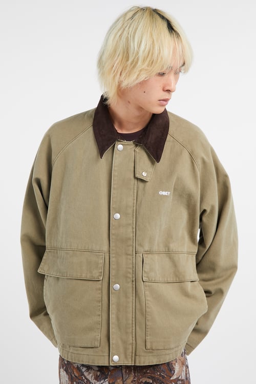 OBEY Veste Kaki