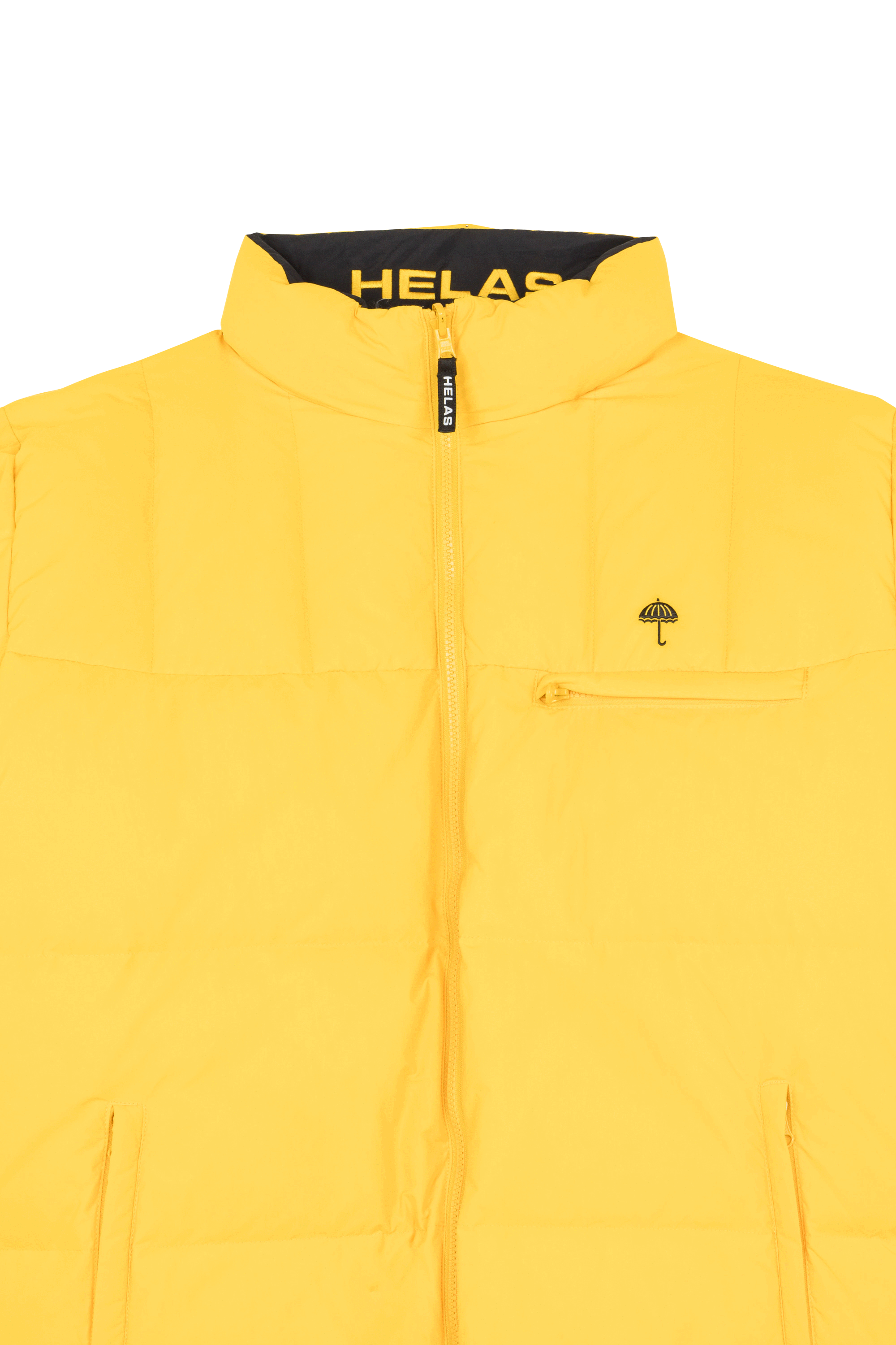 Lightweight quilted padded jacket with high neck Multicolored