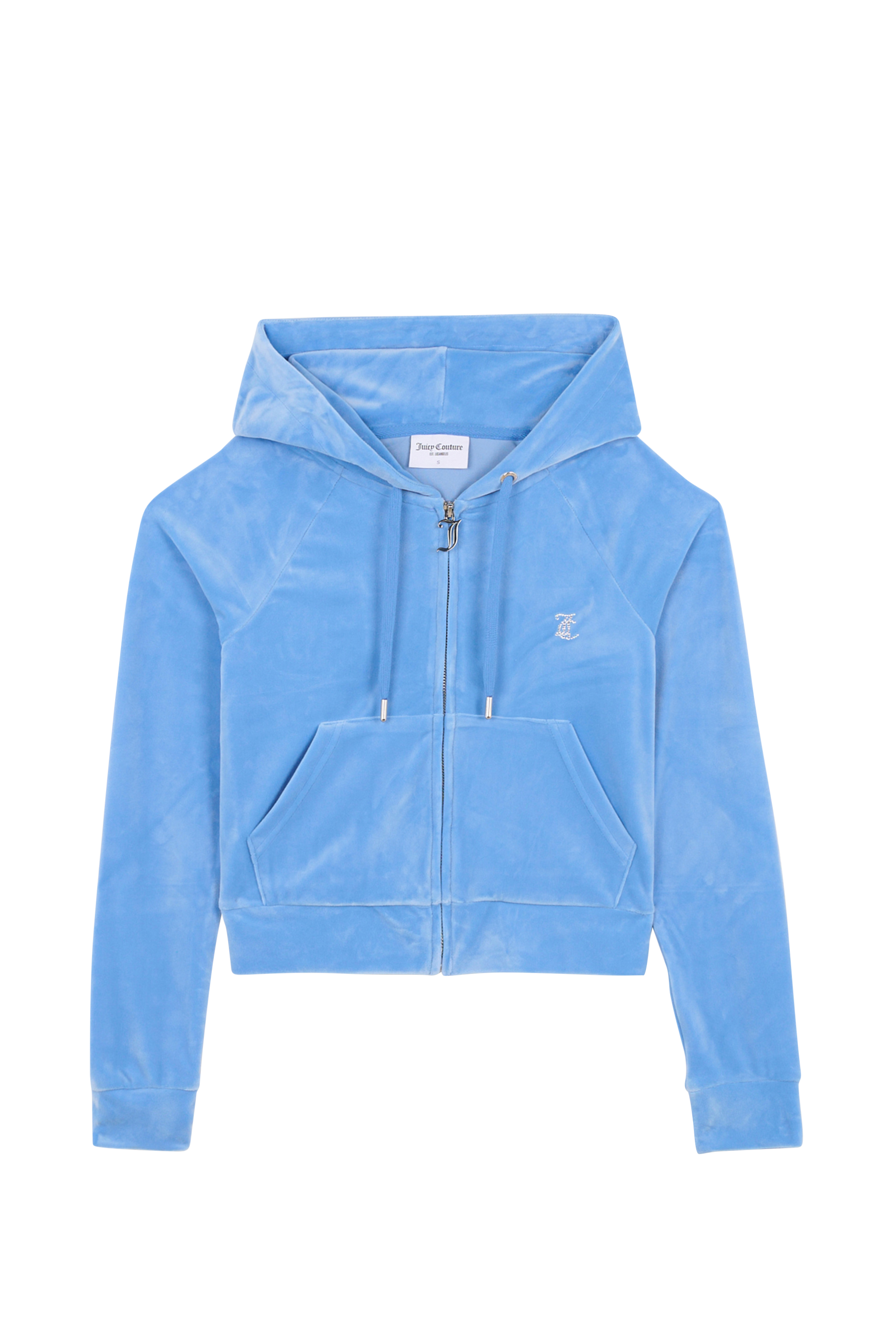 Hoodie zippé Bleu