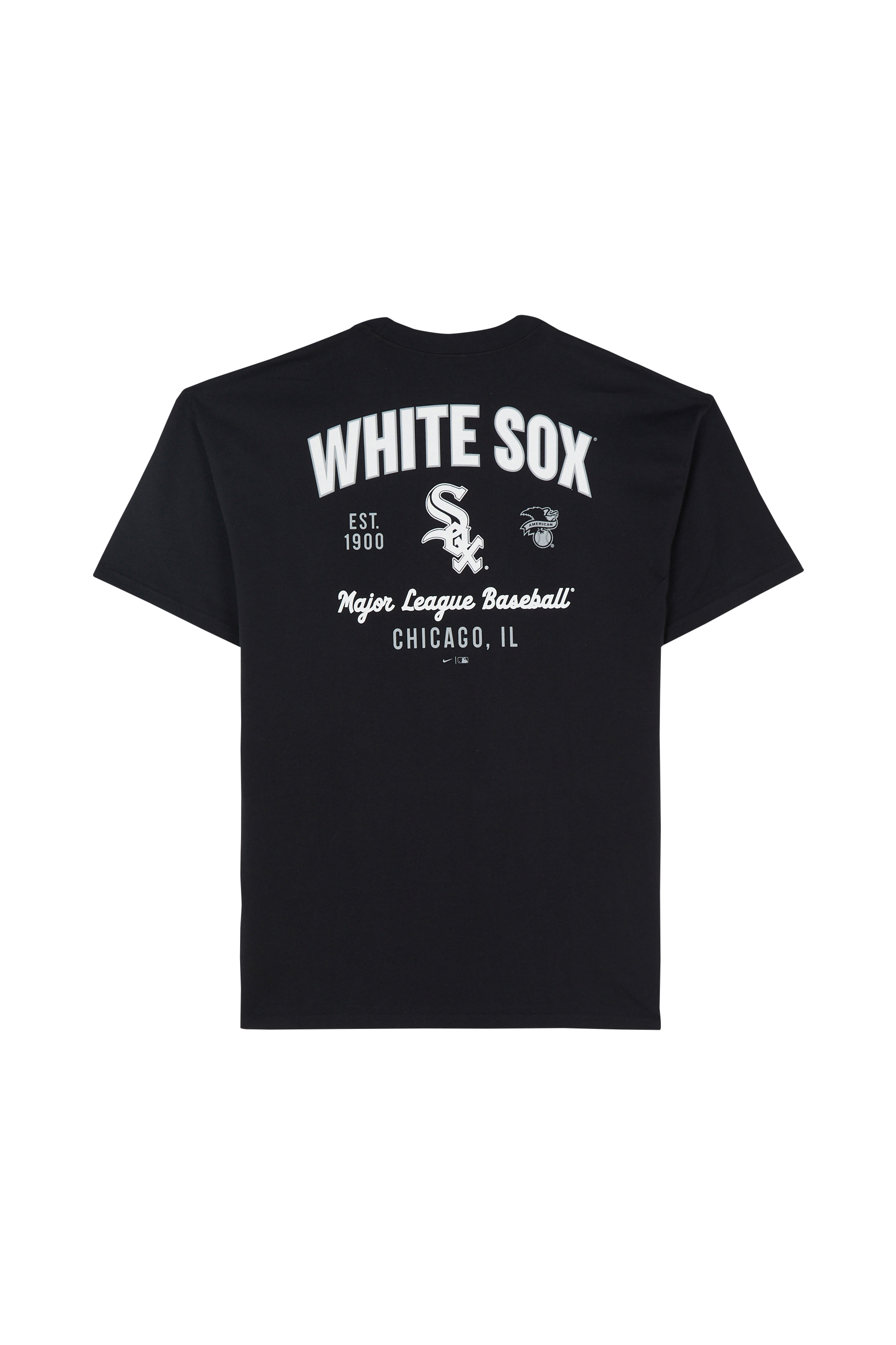Regular-fit round-neck cotton T-shirt Black