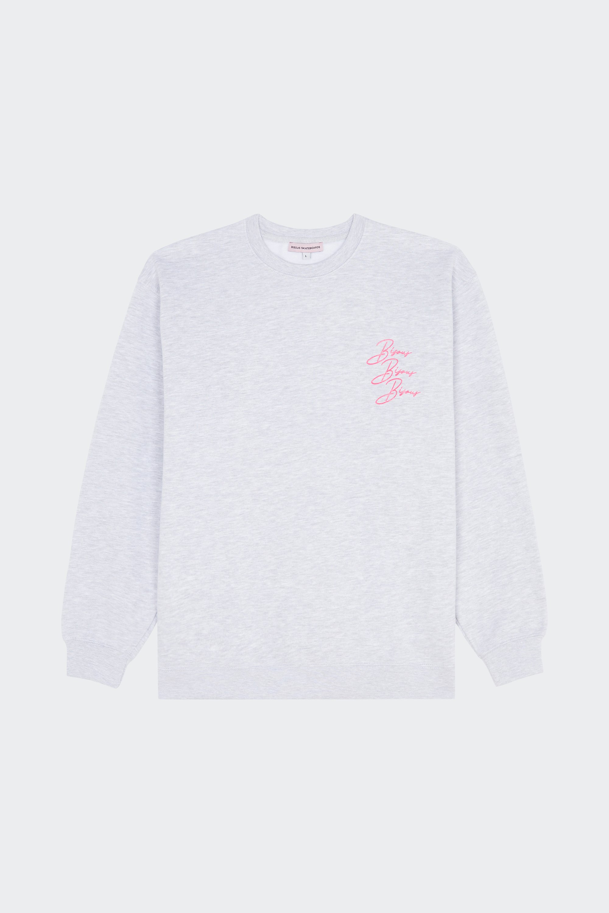 sweatshirt | Grey by BISOUS SKATEBOARDS sweatshirt Grey