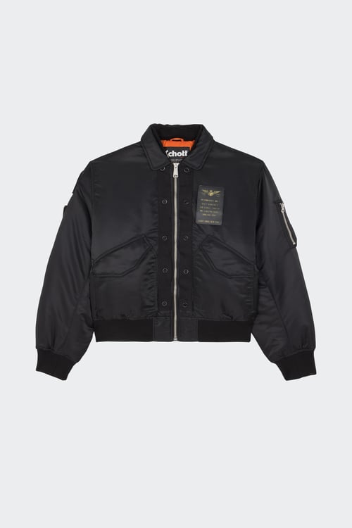 SCHOTT Bomber jacket Black