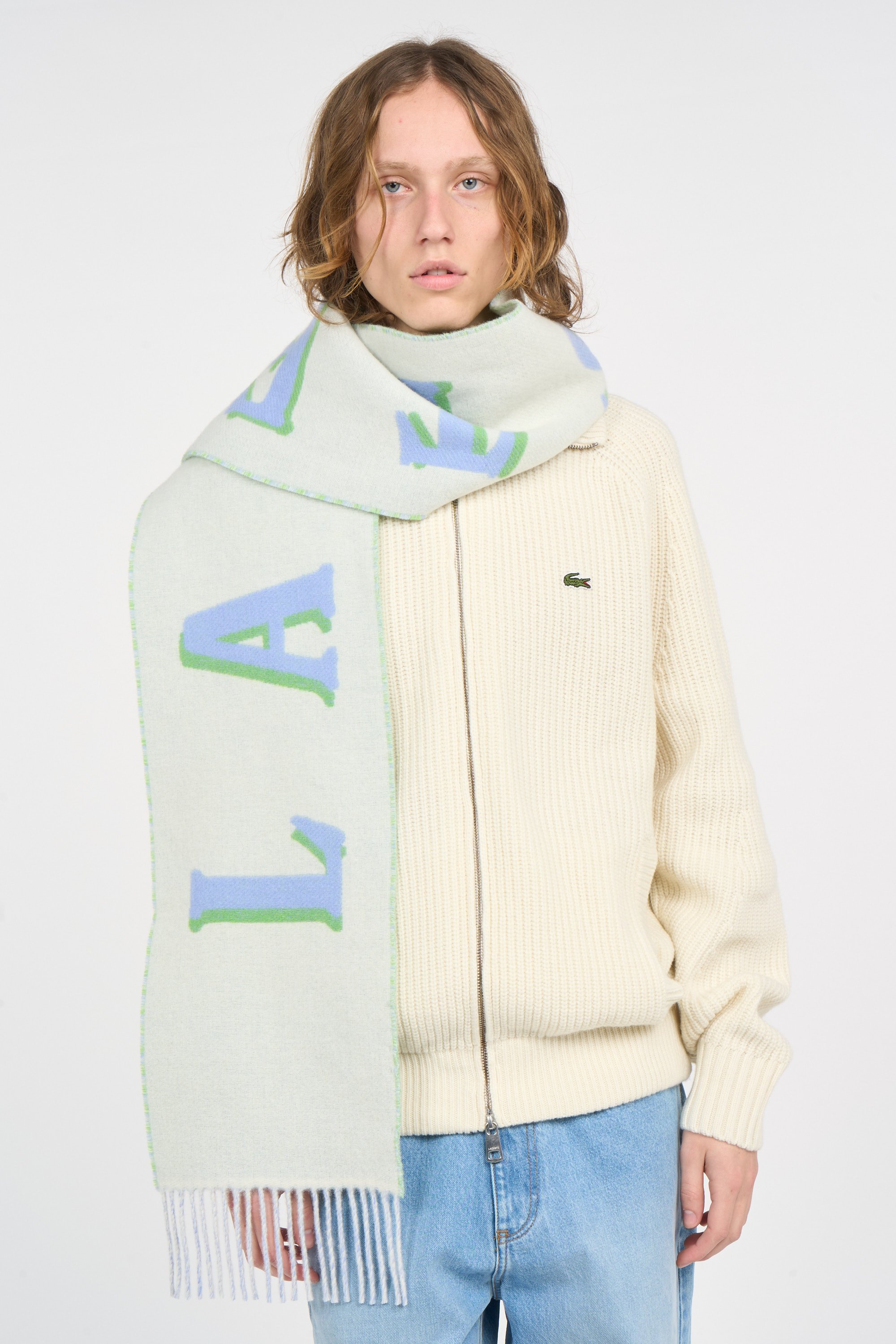 Echarpe LACOSTE Beige