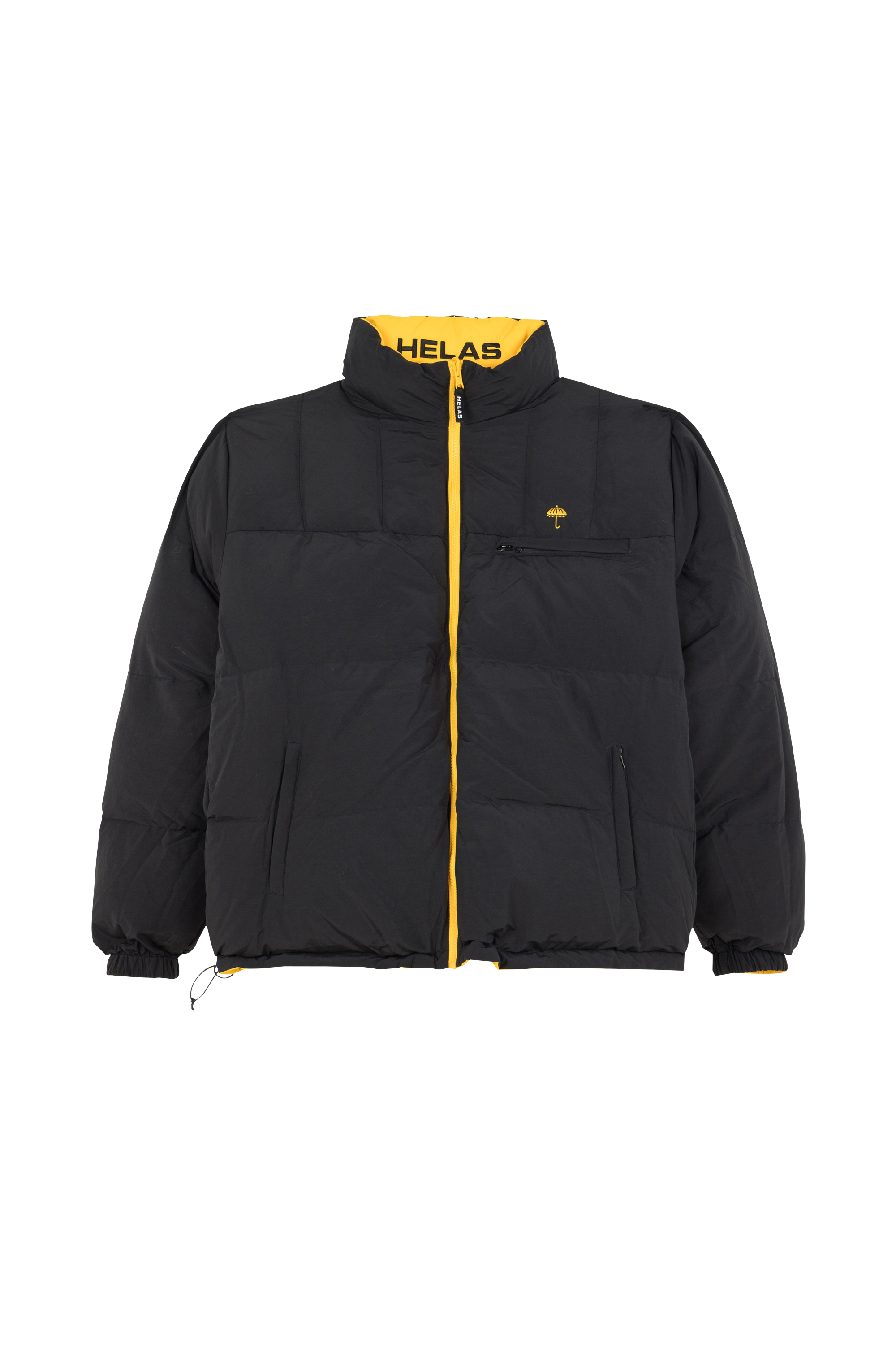Lightweight quilted padded jacket with high neck HELAS Multicolored