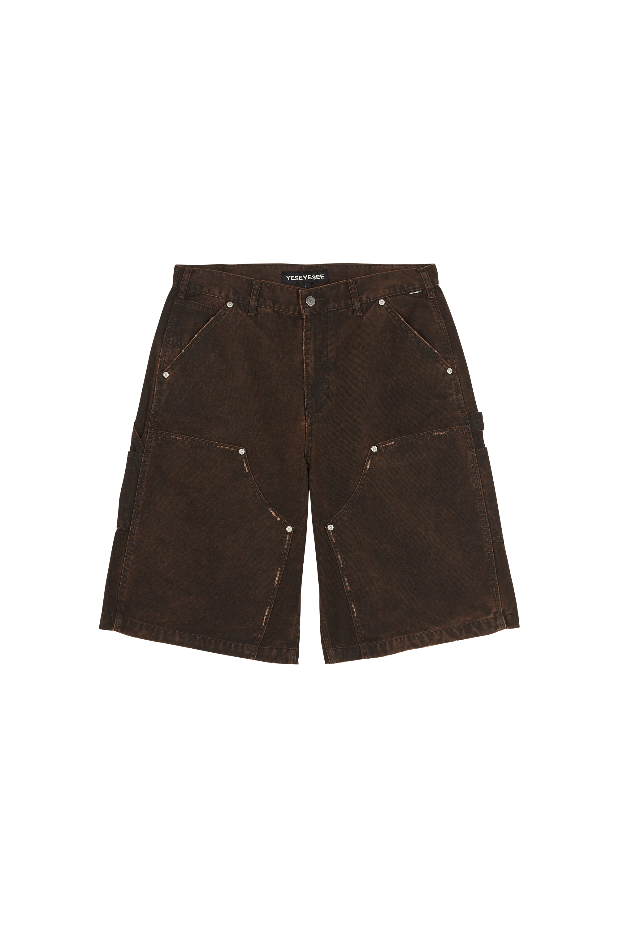 Short Wash Canvas Carp Brown