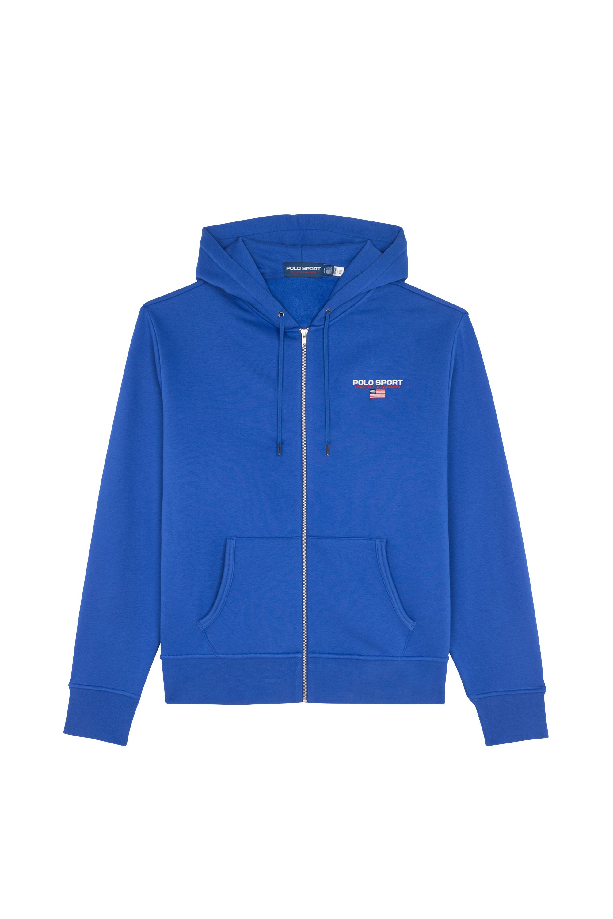 Hoodie zippé Bleu