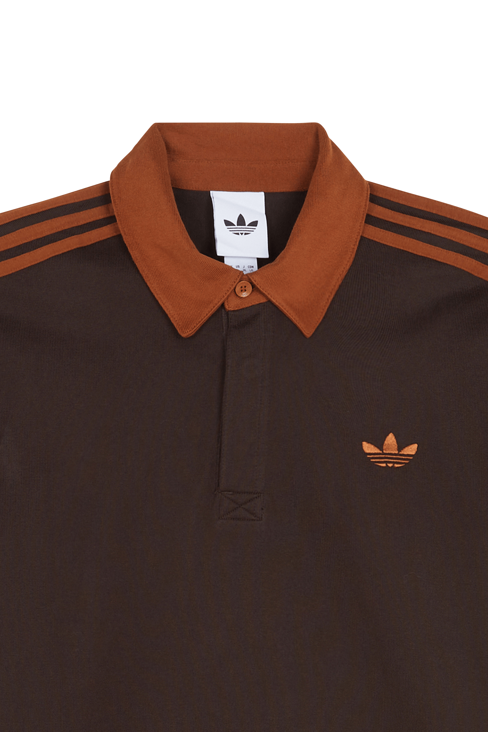 Cotton polo shirt ADIDAS Brown