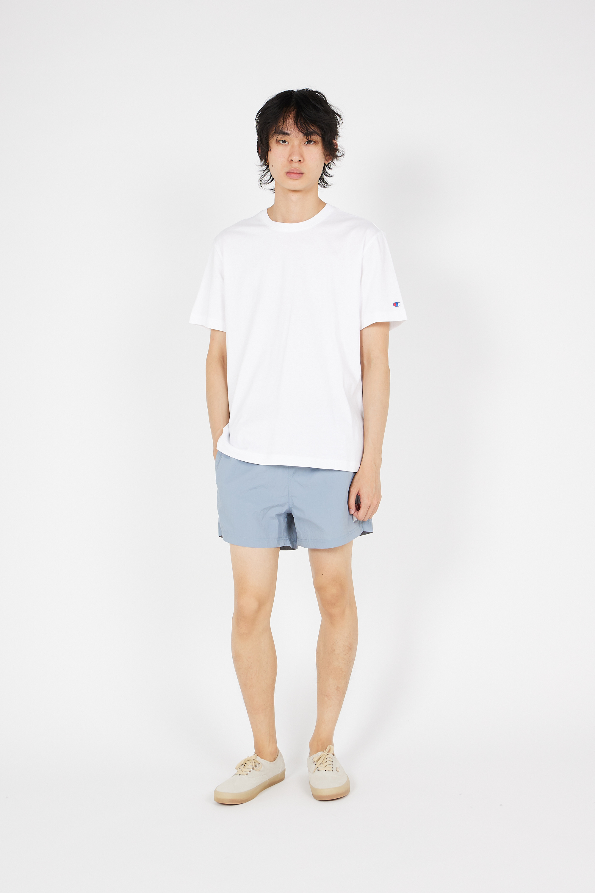 Short de bain Gris