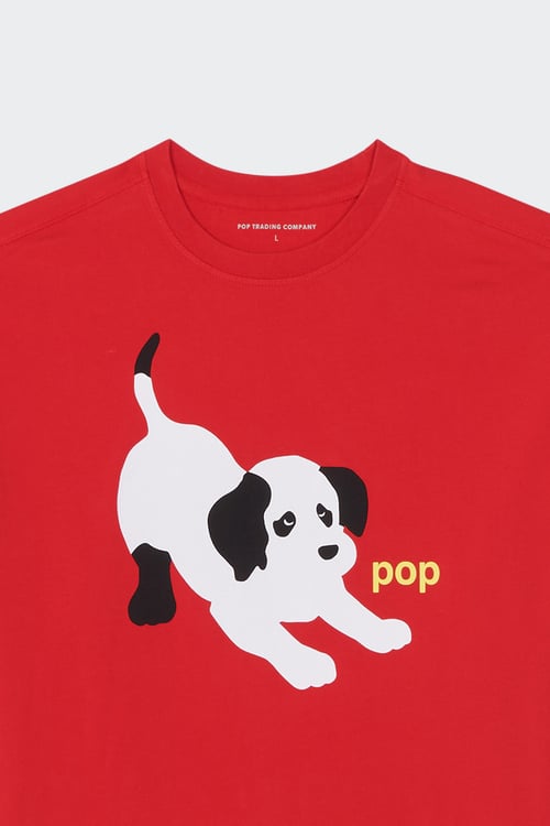 POP TRADING COMPANY T-shirt Rouge