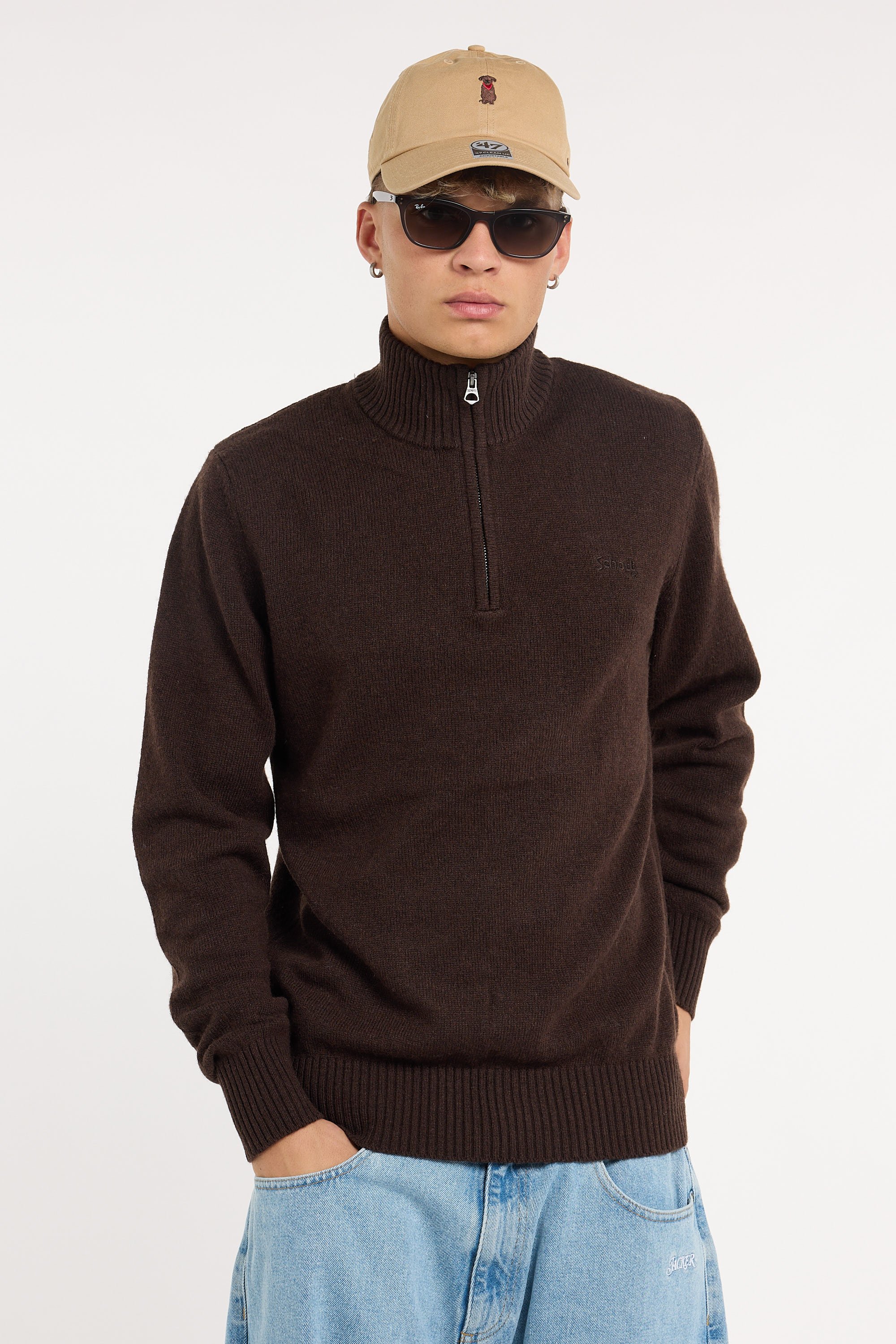 Gilet | Marron SCHOTT Homme
