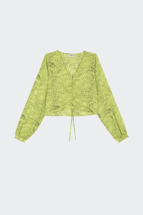 NOISY MAY Top Jaune