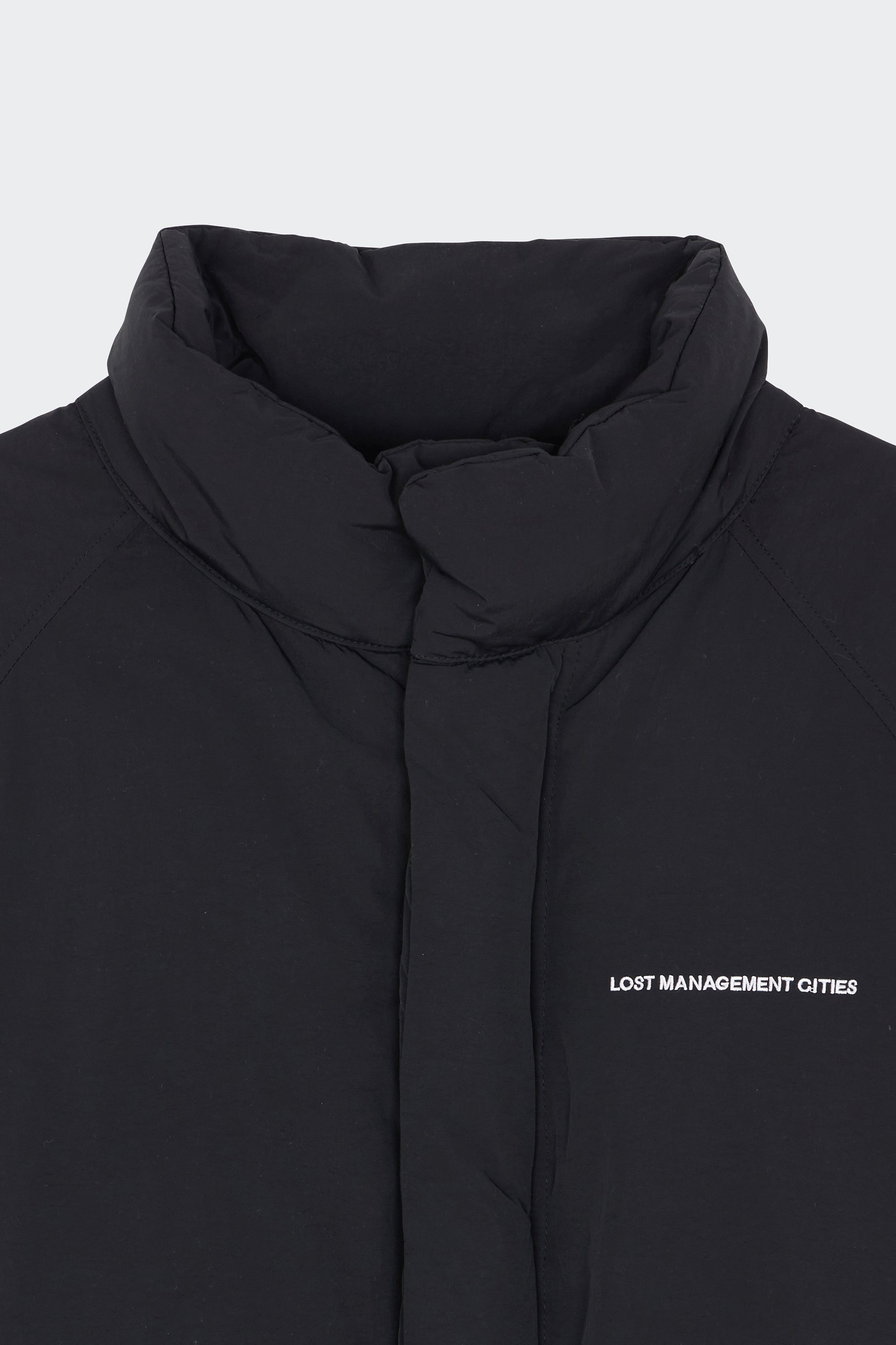 Puffer Jacket | Black by LOST MANAGEMENT CITIES Puffer Jacket Black
