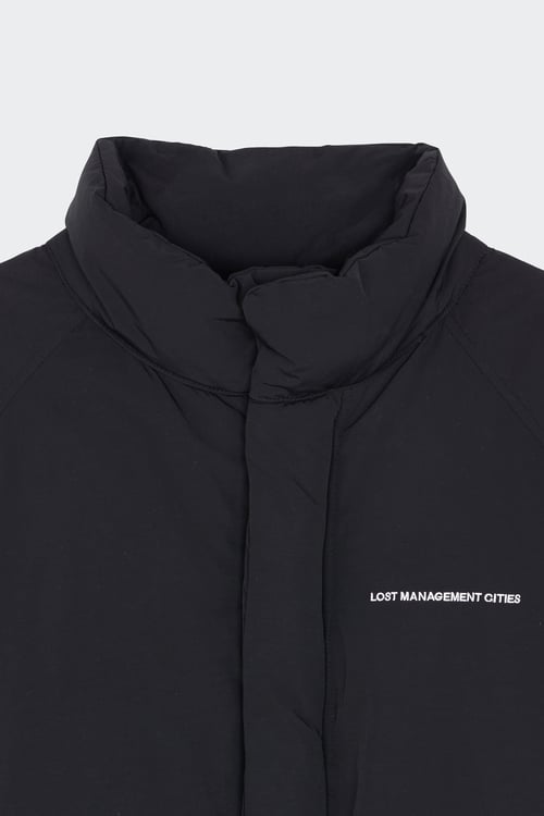 LOST MANAGEMENT CITIES Puffer Jacket Black