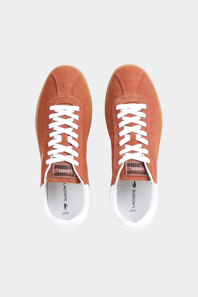 Chaussure lacoste marron sales