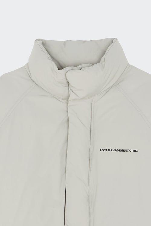 LOST MANAGEMENT CITIES Puffer Jacket Black