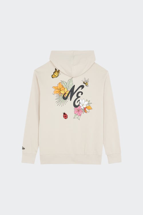 NEW ERA Hoodie Beige