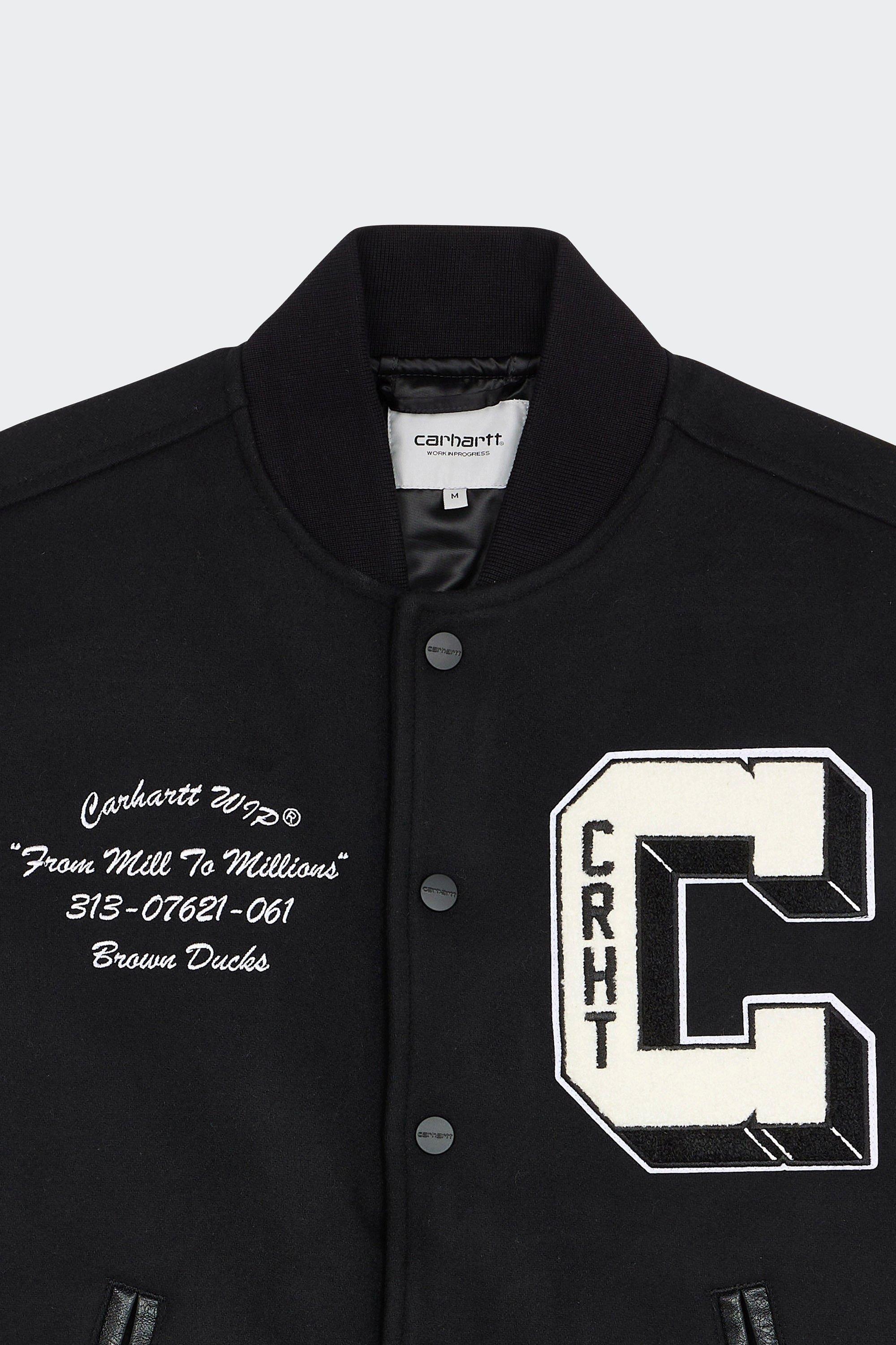 Bomber jacket | Black by CARHARTT WIP Bomber jacket Black
