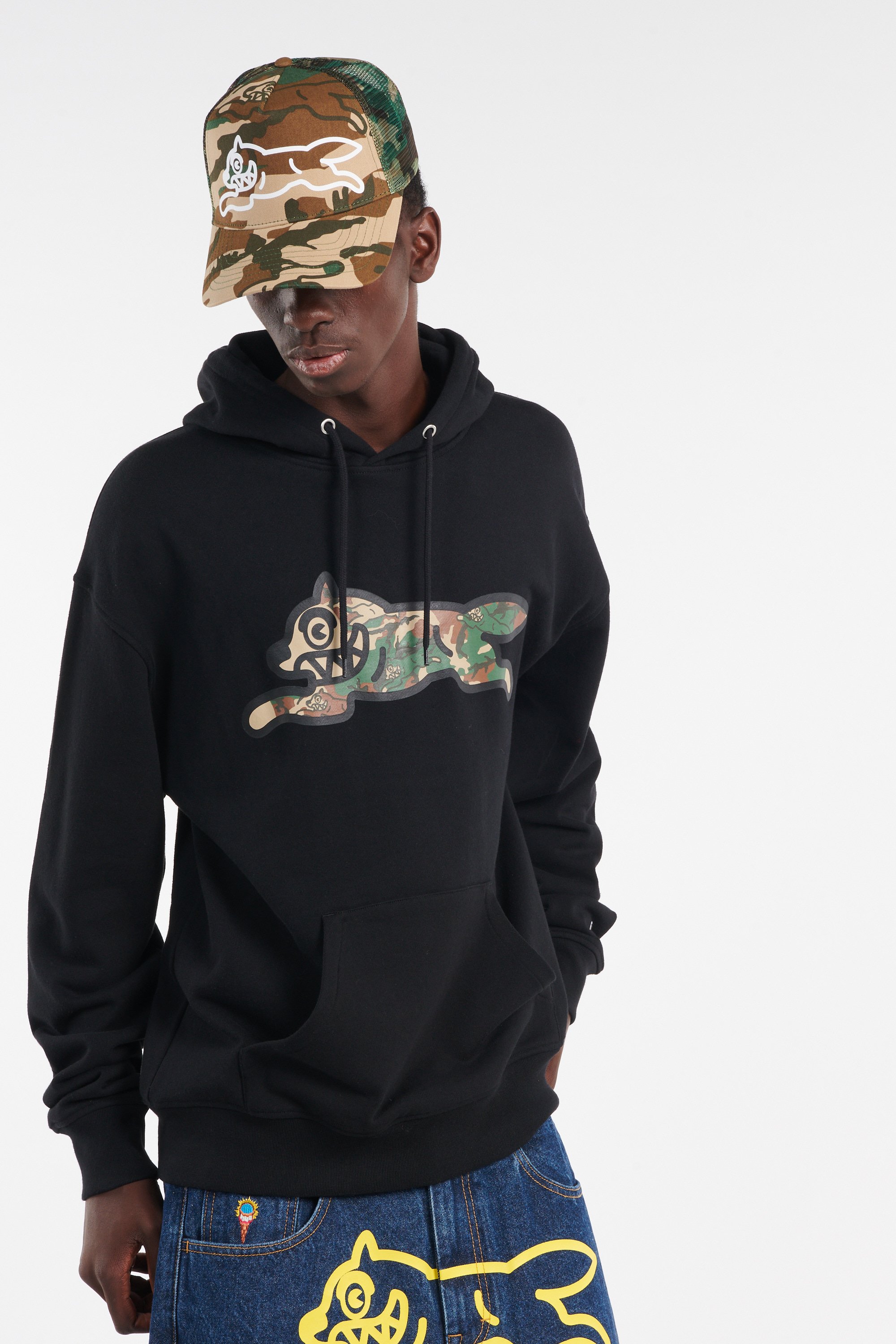 Hoodie | Black ICE CREAM Men