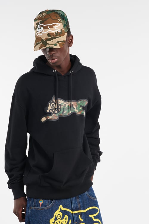 ICE CREAM Hoodie Noir