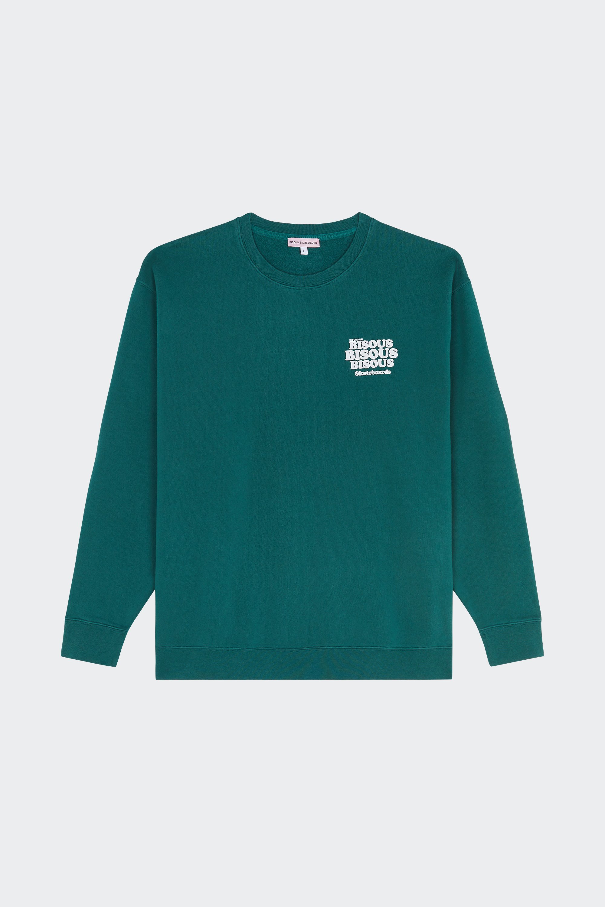 sweatshirt | Green by BISOUS SKATEBOARDS sweatshirt Green