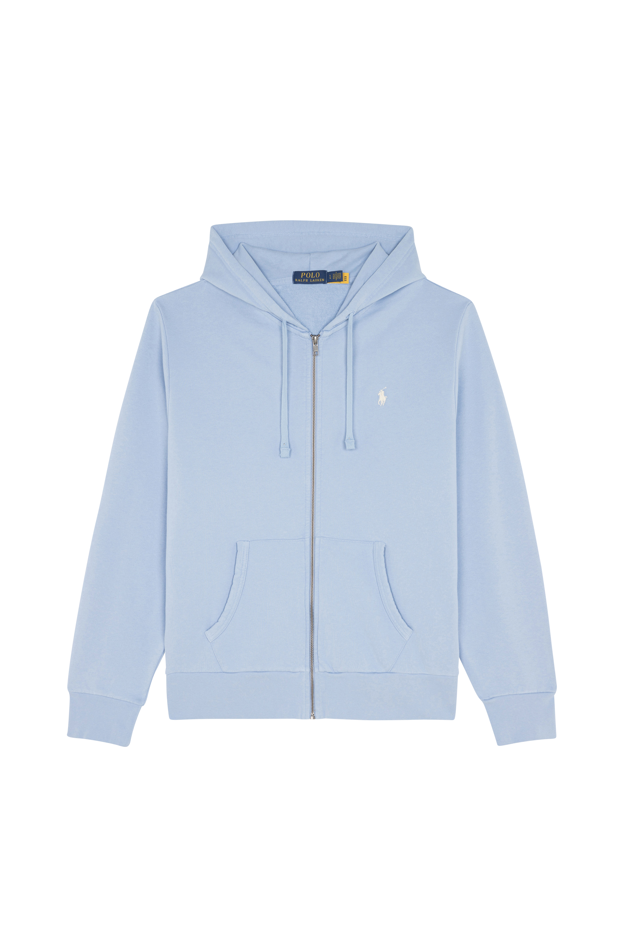 Hoodie zippé Bleu