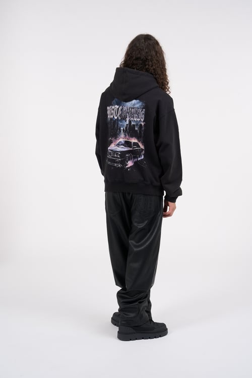 WASTED Hoodie Noir