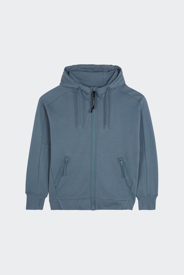 Zip Sweatshirt Cp Company Blue Fog Sweatshirt Cp Company Blue Fog
