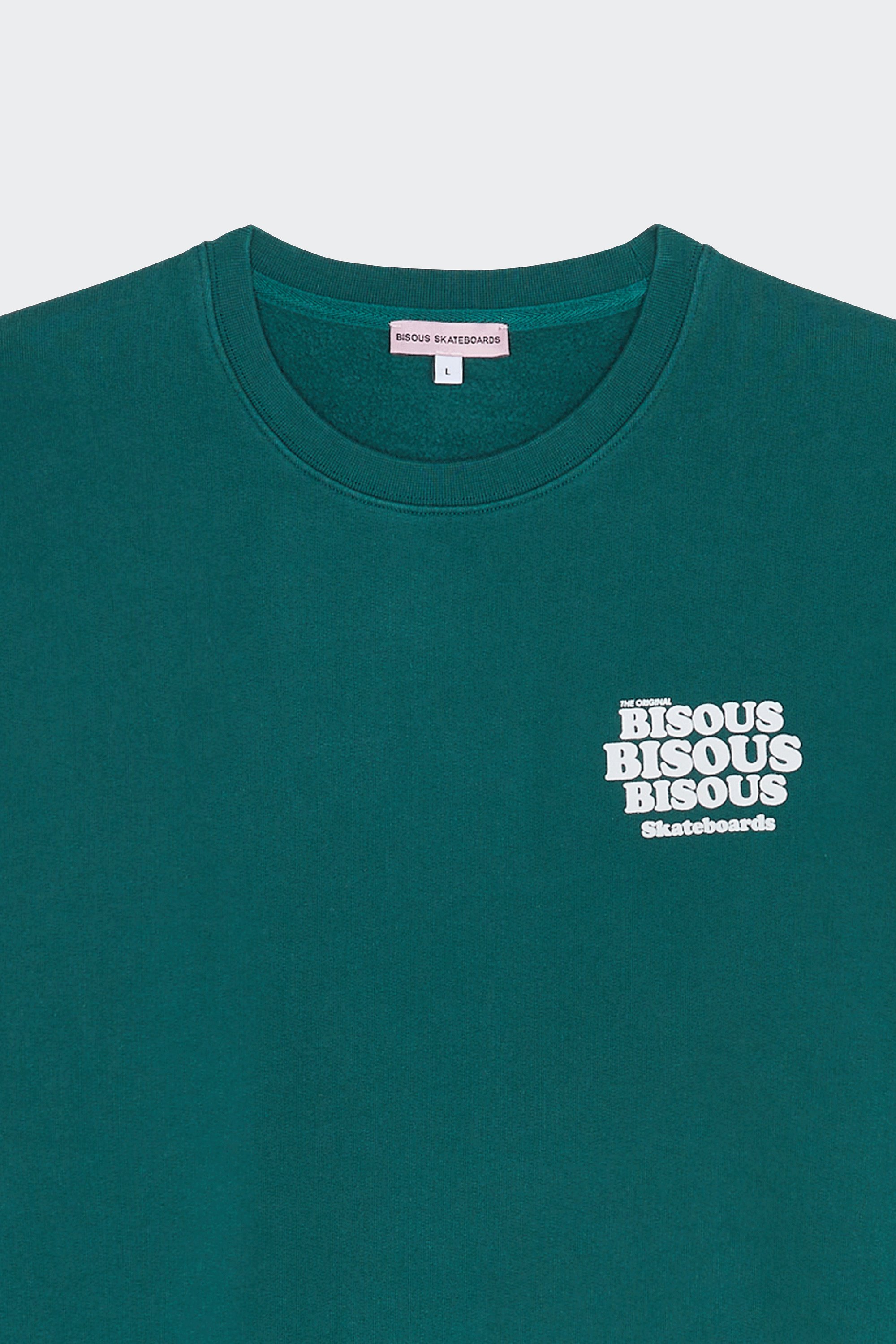 sweatshirt | Green by BISOUS SKATEBOARDS sweatshirt Green