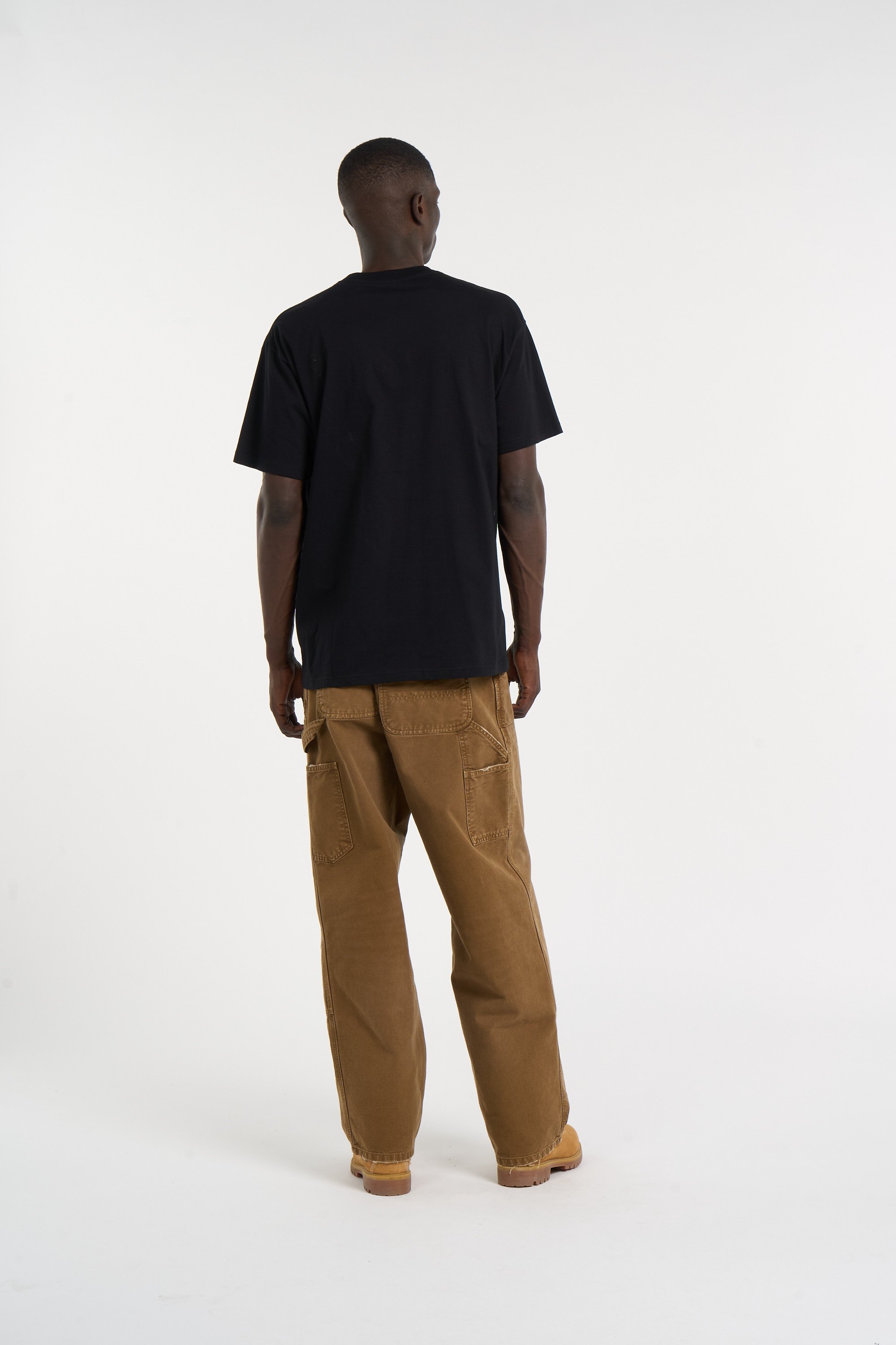Regular-fit round-neck cotton T-shirt | Black CARHARTT WIP Men