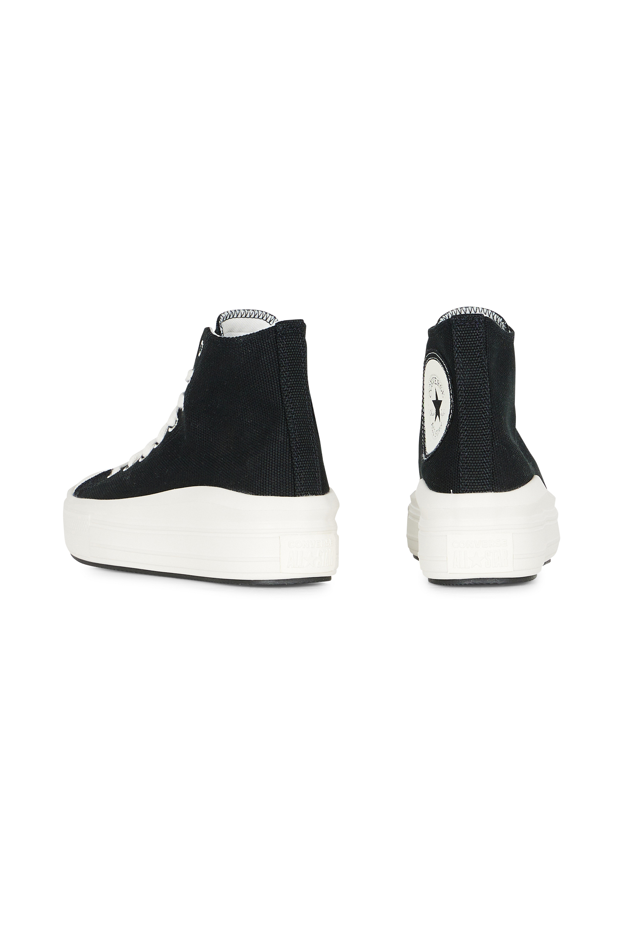 high-top sneakers Black