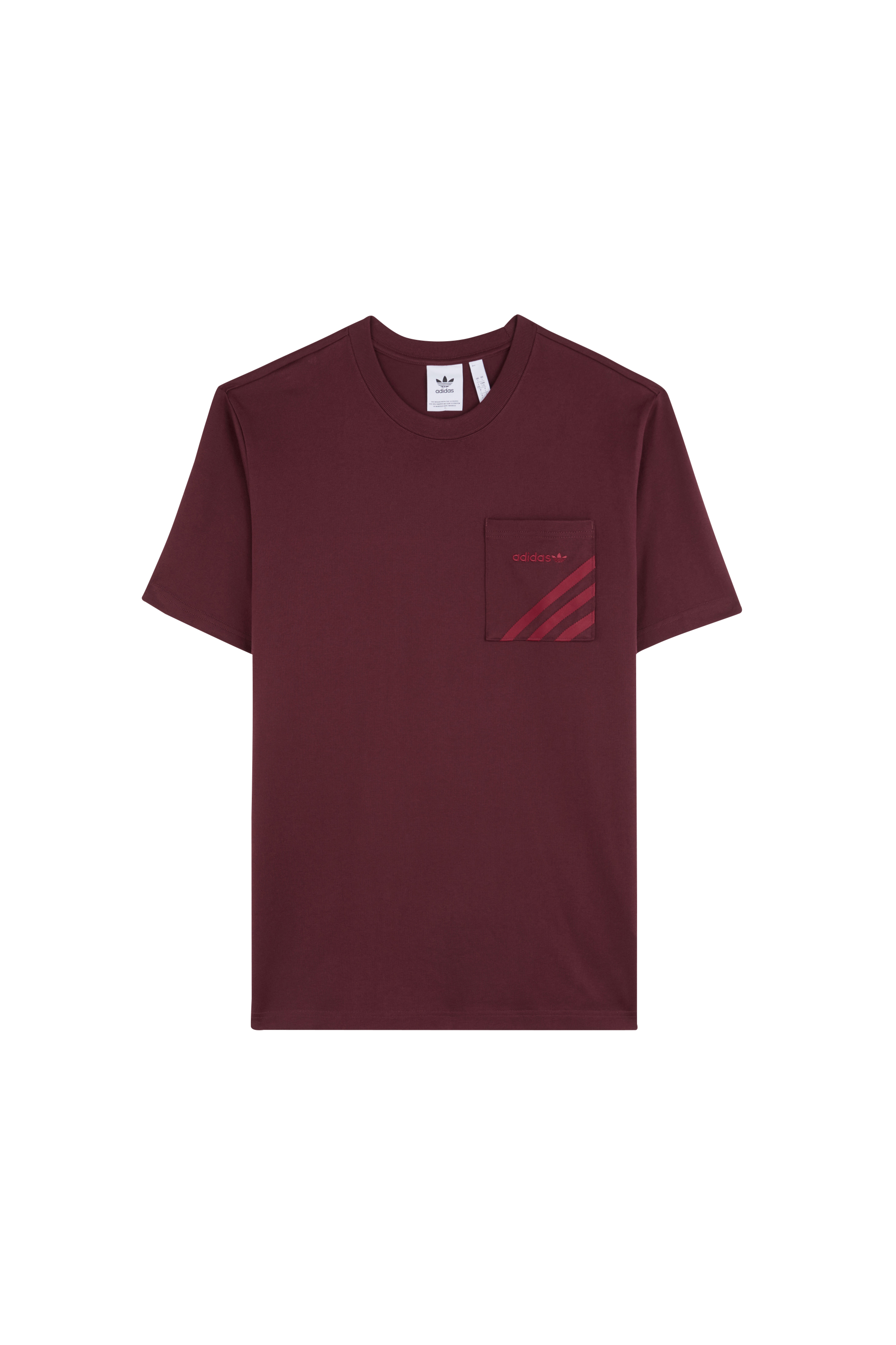 Regular-fit round-neck cotton T-shirt Red