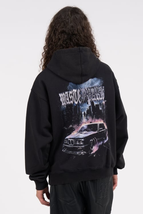 WASTED Hoodie Noir