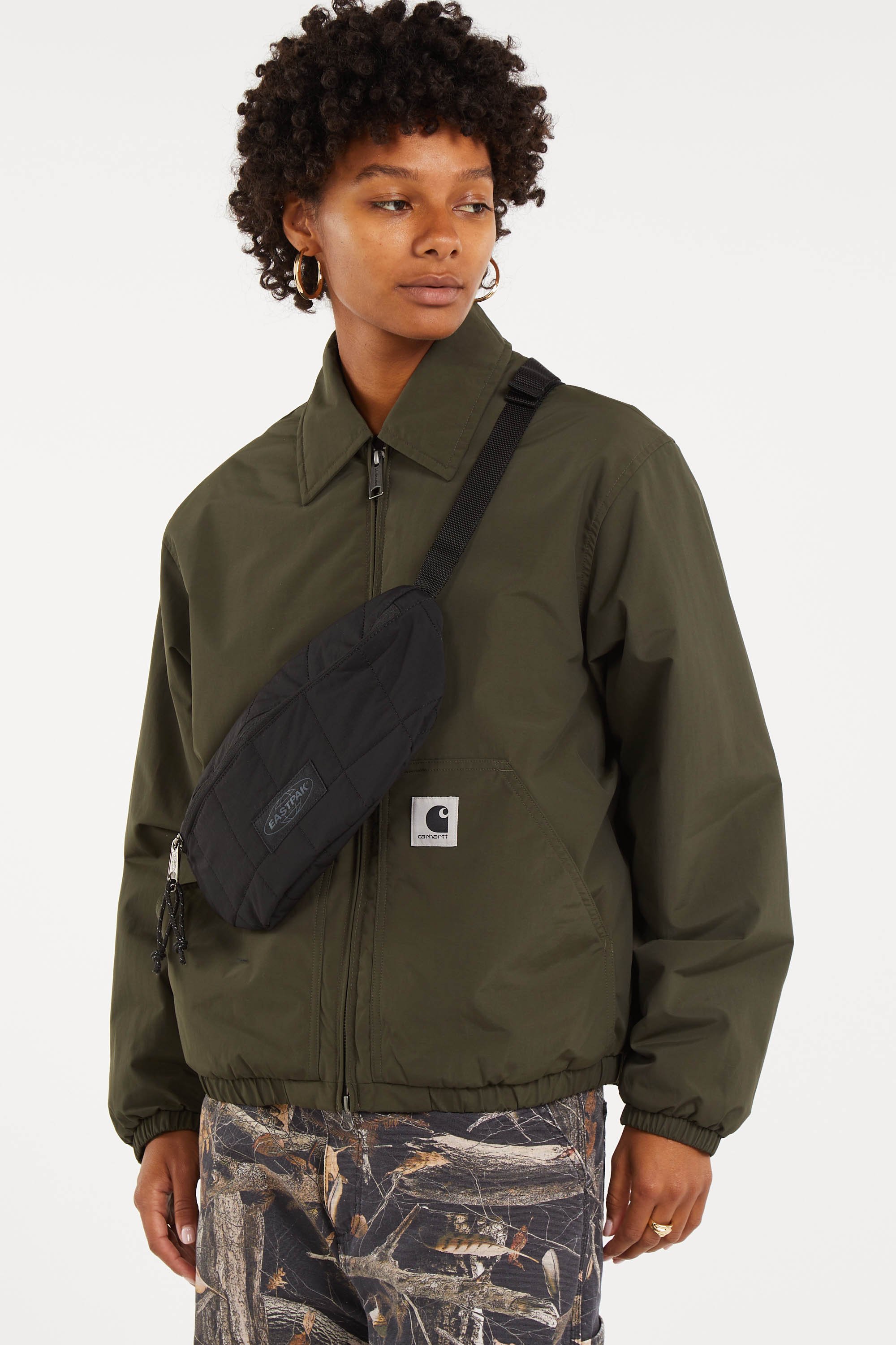 Canvas waist bag EASTPAK Black