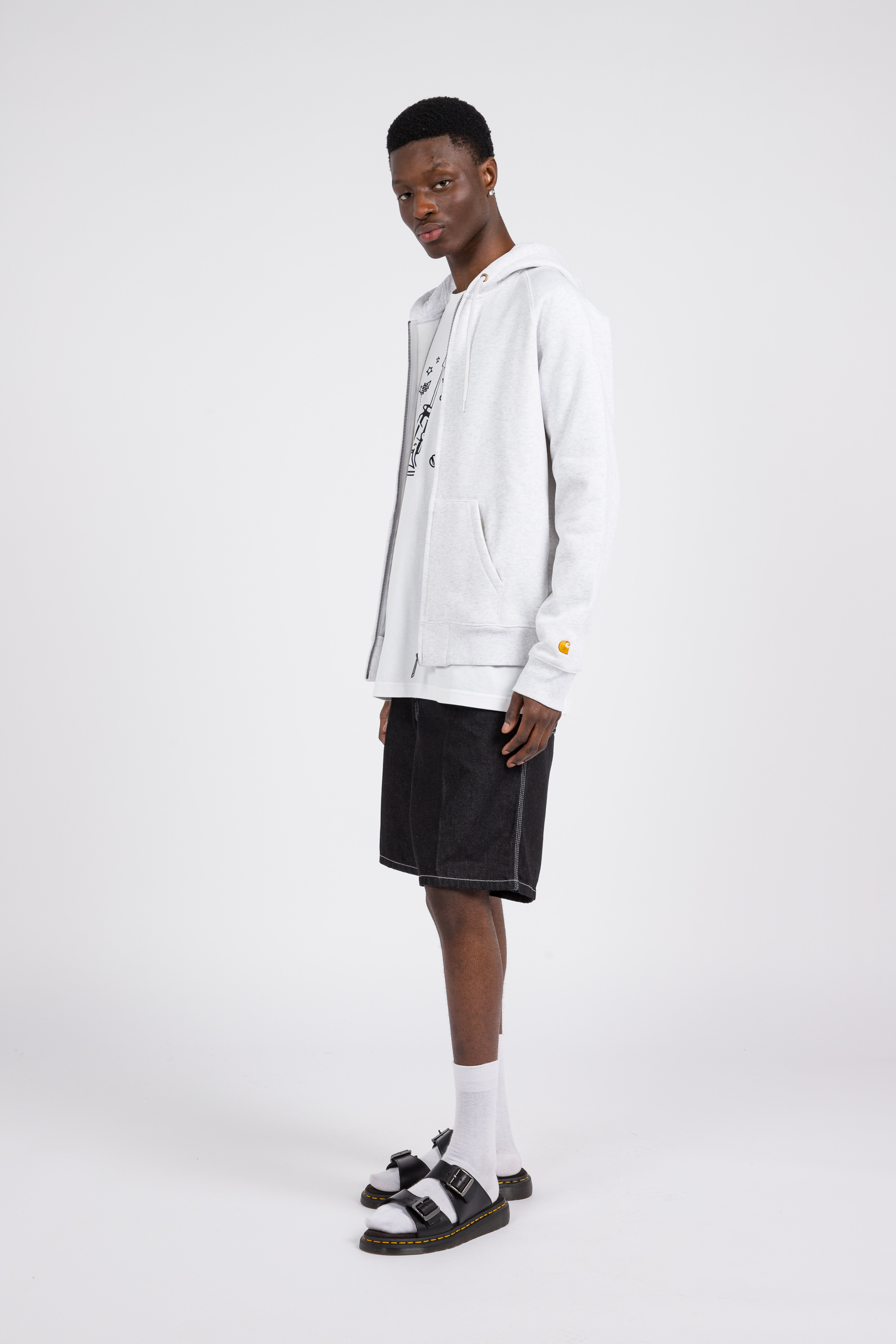 Zip-up hoodie Grey