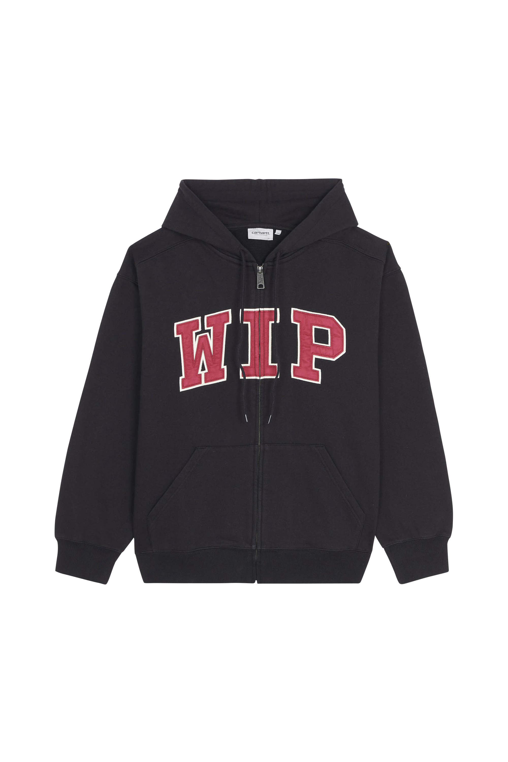 zip-up hoodie Black