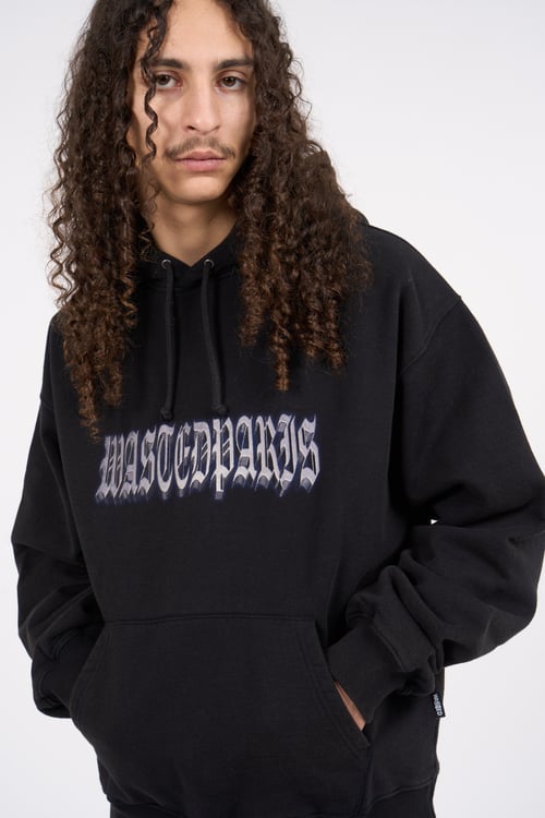 WASTED Hoodie Noir