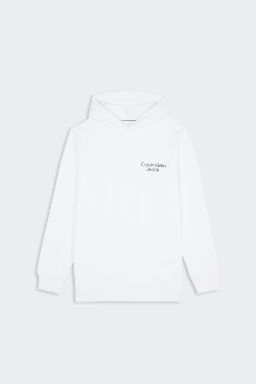 Han Kj benhavn distressed cotton T-shirt Hoodie Blanc