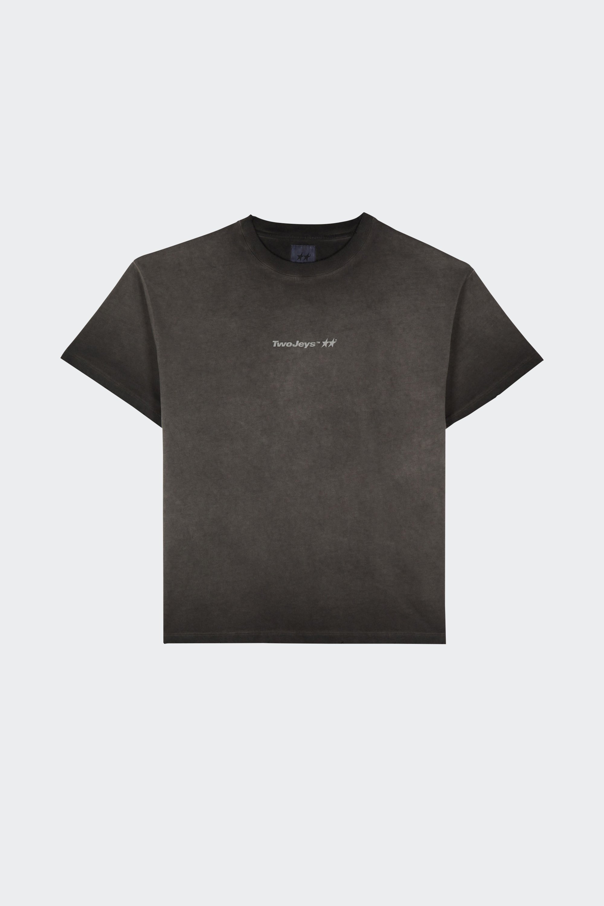 Regular-fit round-neck cotton T-shirt | Black by TWOJEYS Regular-fit round-neck cotton T-shirt Black