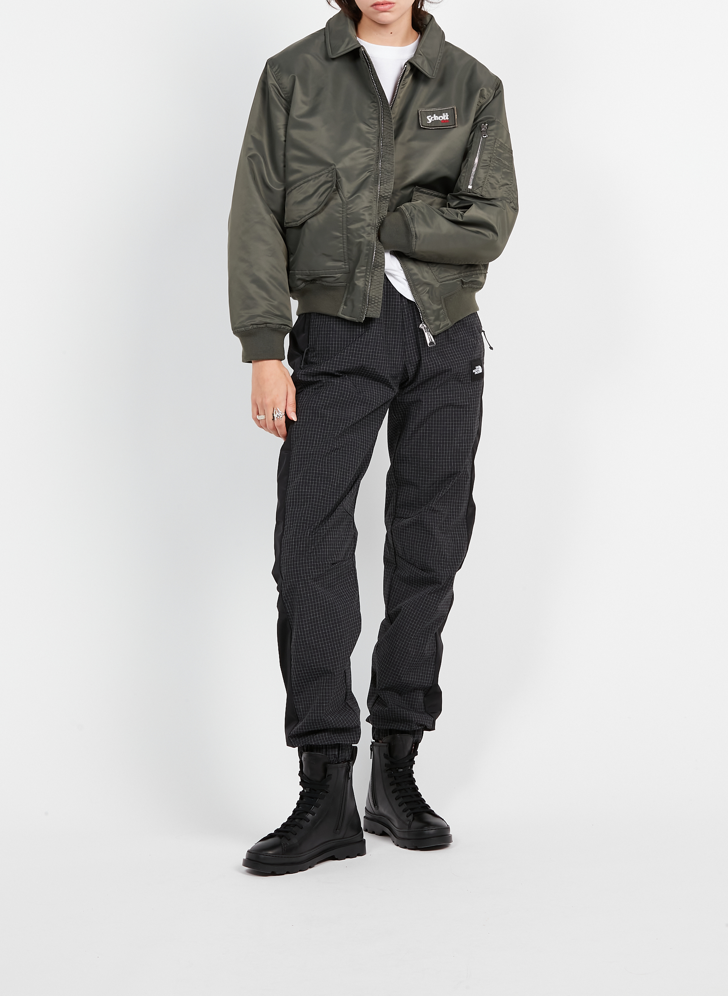 Blouson SCHOTT Kaki