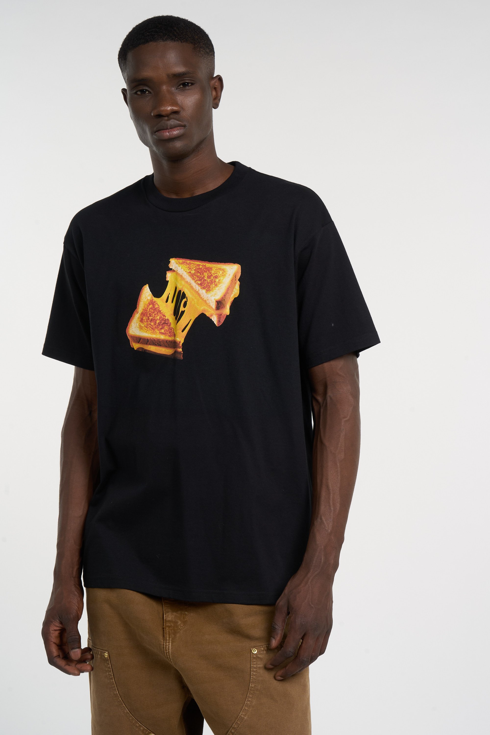 Regular-fit round-neck cotton T-shirt | Black CARHARTT WIP Men