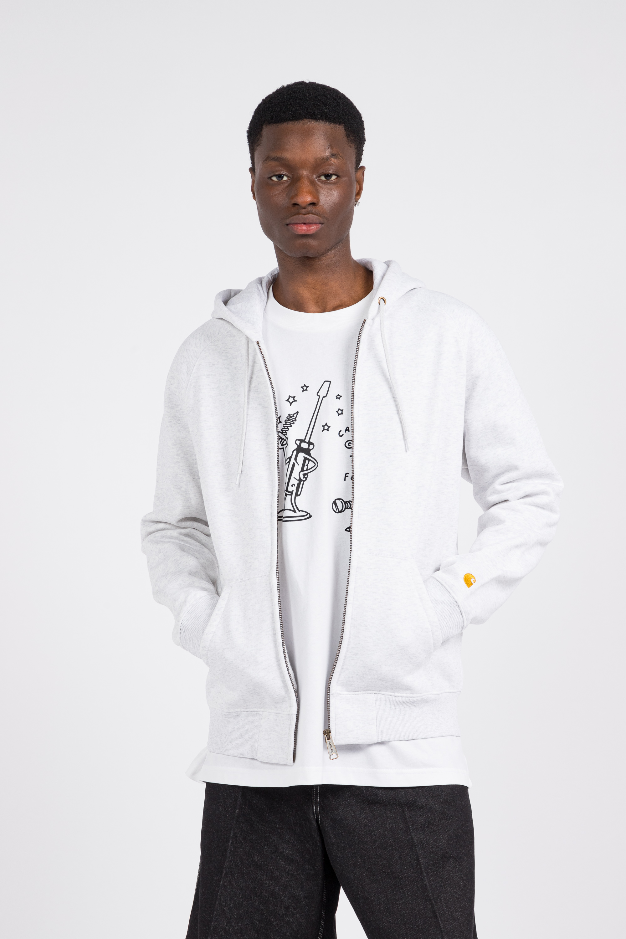 Zip-up hoodie Grey
