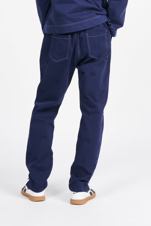 HOLOGRAM Pantalon Bleu