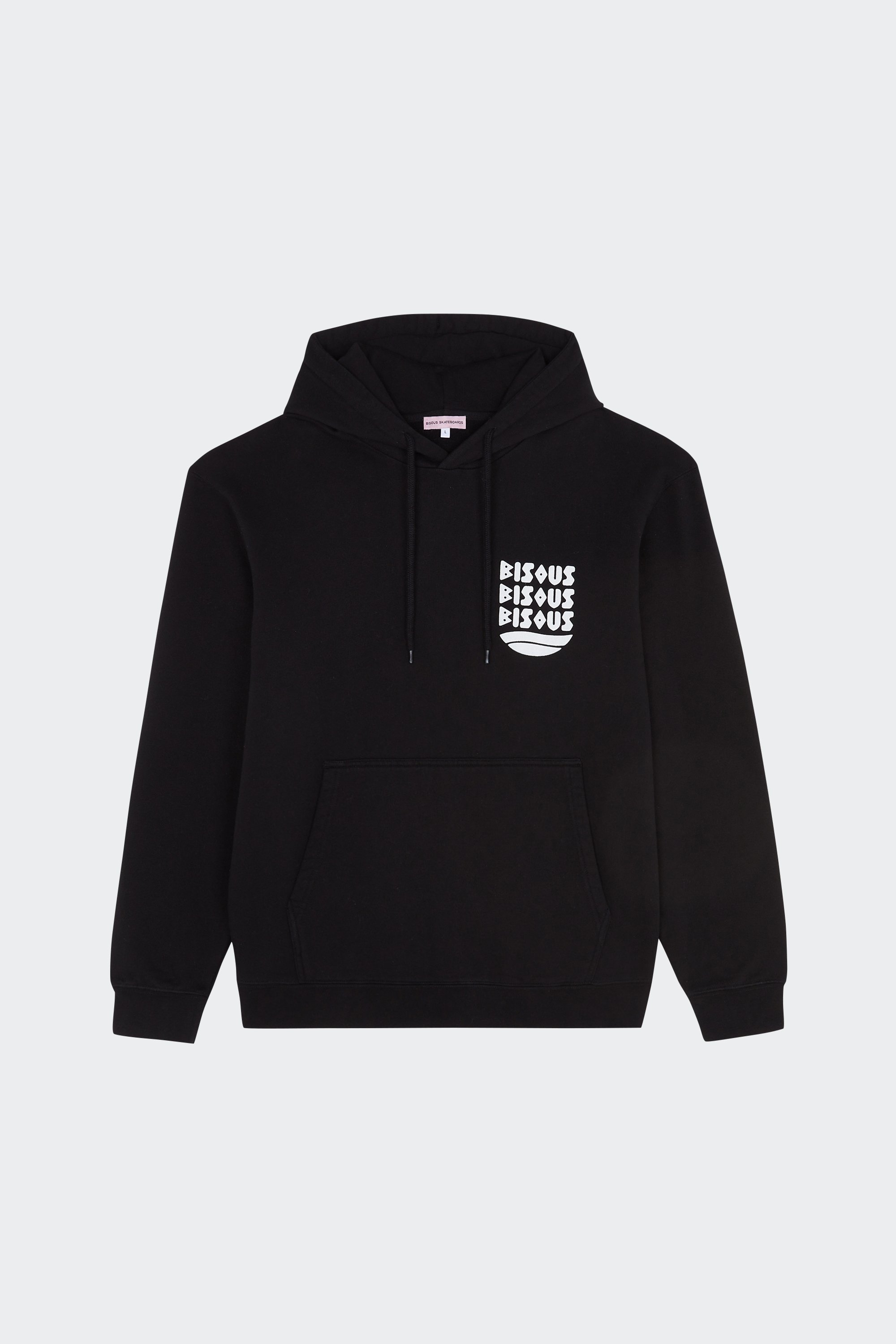 Hoodie | Noir by BISOUS SKATEBOARDS Hoodie Noir