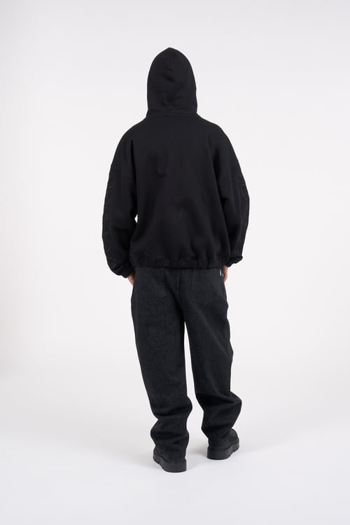 WASTED Pantalon baggy Noir