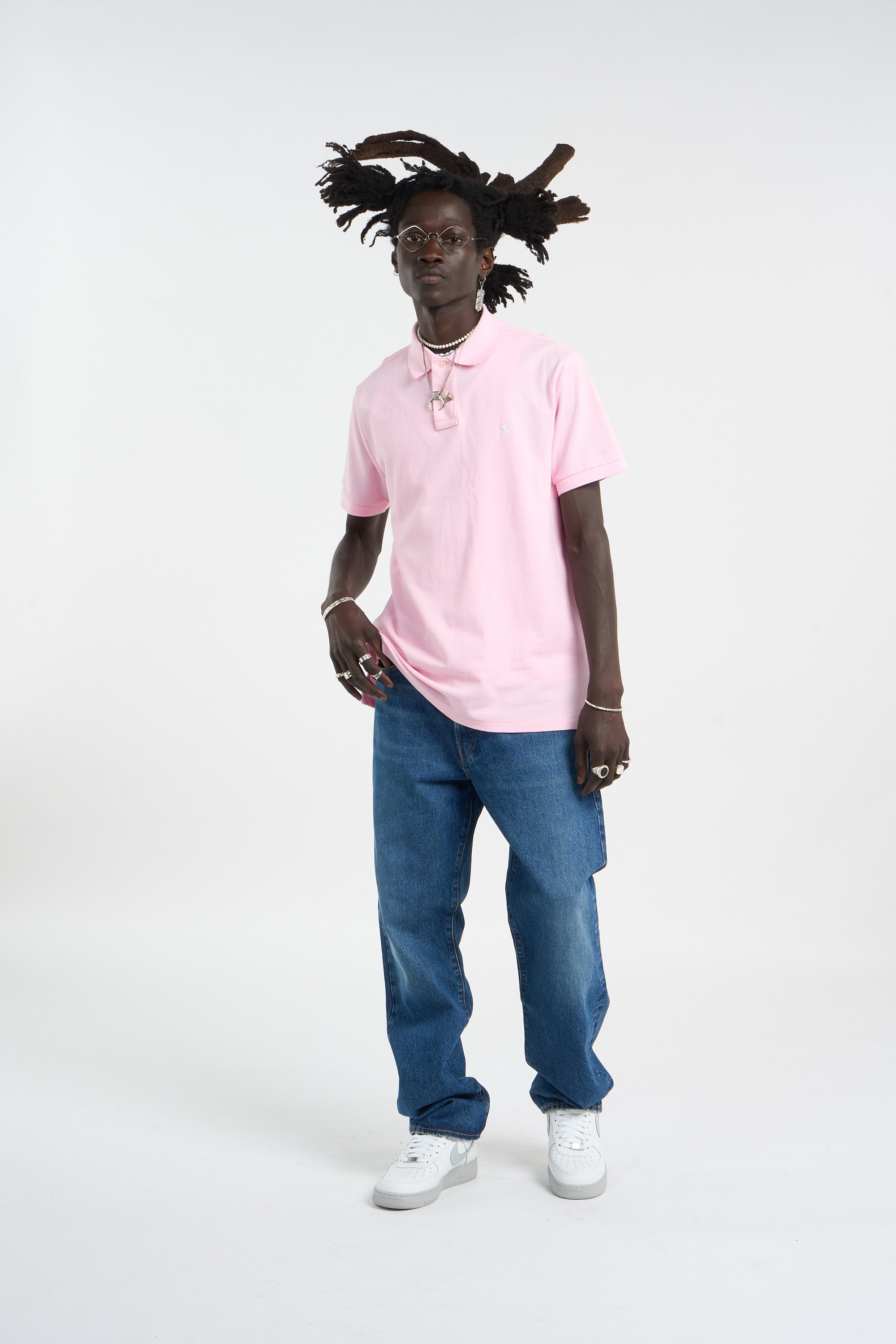 Polo manches courtes POLO RALPH LAUREN Rose