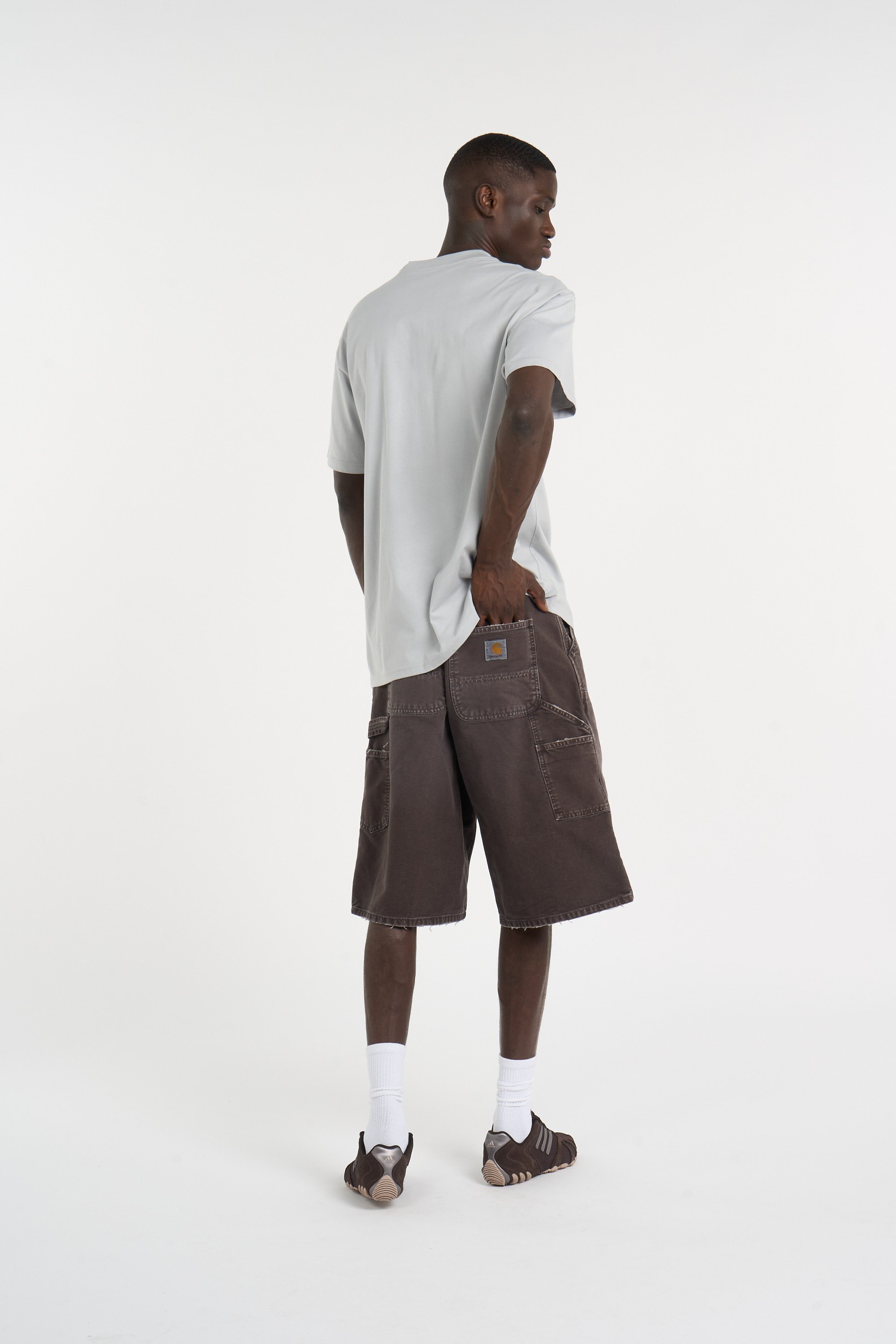Baskets basses en cuir | Blanc ADIDAS Homme